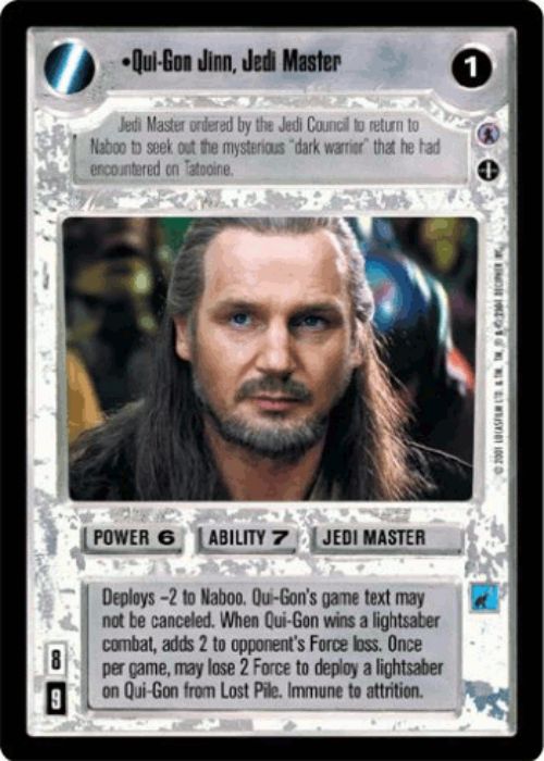 Star Wars CCG | Qui-Gon Jinn, Jedi Master - Reflections III | The Nerd Merchant