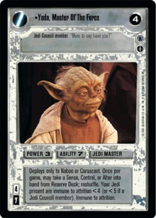 Star Wars CCG | Yoda, Master Of The Force - Reflections III | The Nerd Merchant