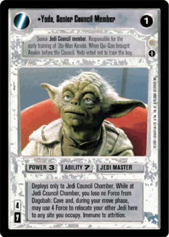 Star Wars CCG | Yoda, Senior Council Member (Foil) - Reflections III | The Nerd Merchant