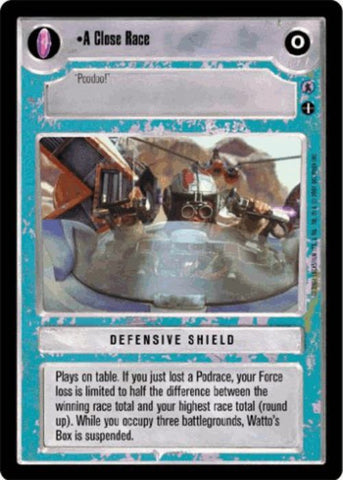 Star Wars CCG | A Close Race - Defensive Shield - Reflections III | The Nerd Merchant