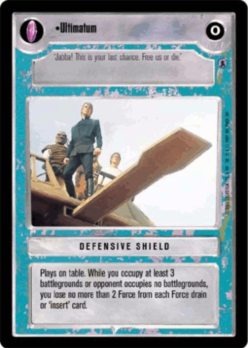 Star Wars CCG | Ultimatum - Defensive Shield - Reflections III | The Nerd Merchant