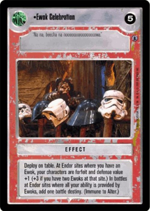 Star Wars CCG | Ewok Celebration - Reflections III | The Nerd Merchant