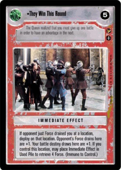 Star Wars CCG | They Win This Round (Foil) - Reflections III | The Nerd Merchant