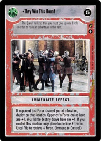 Star Wars CCG | They Win This Round (Foil) - Reflections III | The Nerd Merchant
