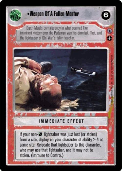 Star Wars CCG | Weapon Of A Fallen Mentor - Reflections III | The Nerd Merchant
