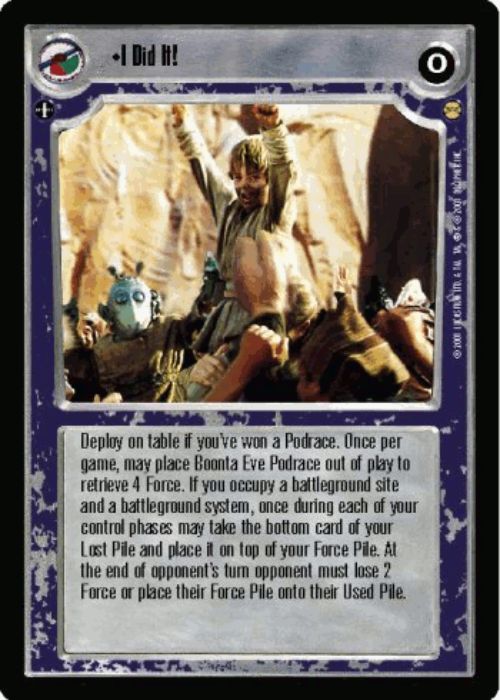 Star Wars CCG | I Did It! (Foil) - Reflections III | The Nerd Merchant