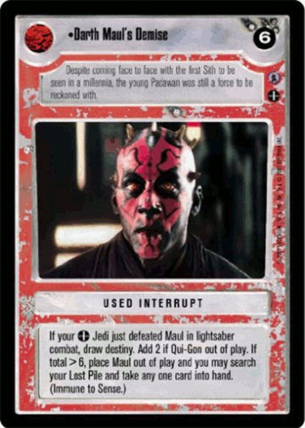 Star Wars CCG | Darth Maul's Demise - Reflections III | The Nerd Merchant