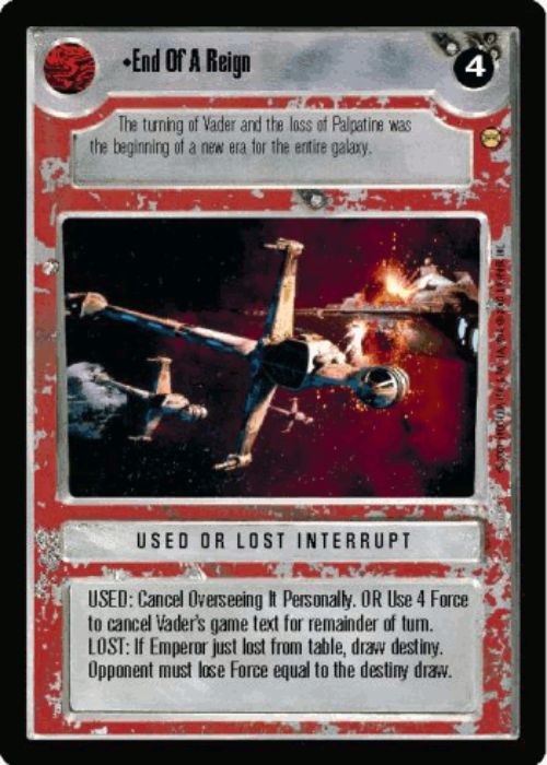 Star Wars CCG | End of A Reign (Foil) - Reflections III | The Nerd Merchant