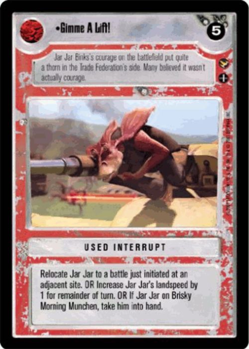 Star Wars CCG | Gimme A Lift (Foil) - Reflections III | The Nerd Merchant