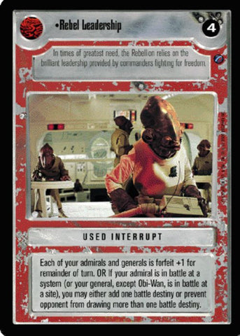 Star Wars CCG | Rebel Leadership (Foil) - Reflections III | The Nerd Merchant