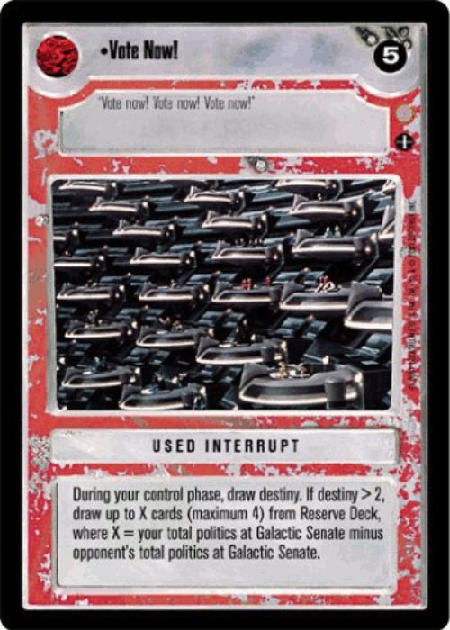 Star Wars CCG | Vote Now! [Light] (Foil) - Reflections III | The Nerd Merchant