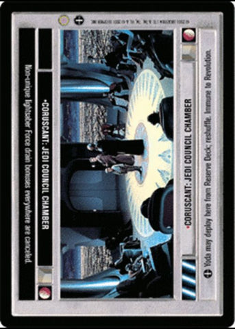 Star Wars CCG | Coruscant: Jedi Council Chamber (Foil) - Reflections III | The Nerd Merchant