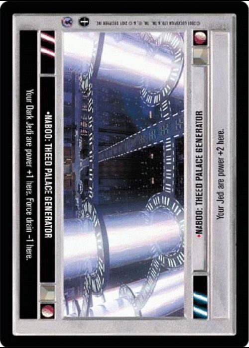 Star Wars CCG | Naboo: Theed Palace Generator [Light] - Reflections III | The Nerd Merchant