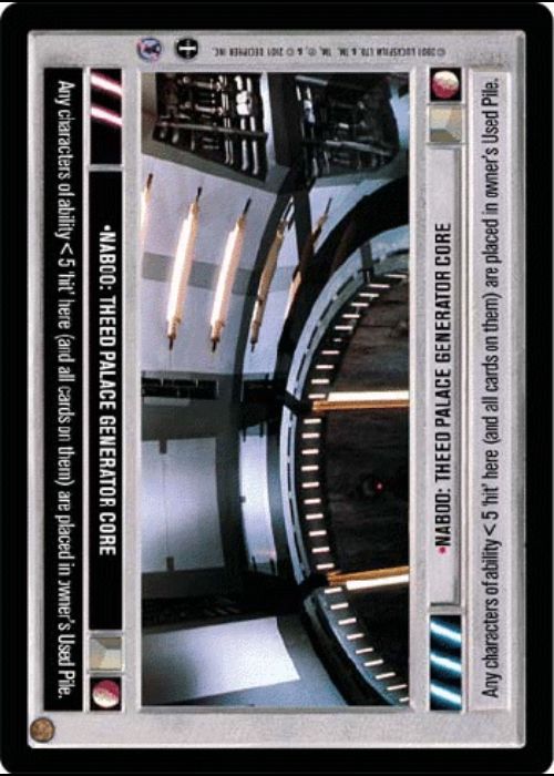 Star Wars CCG | Naboo: Theed Palace Generator Core [Light] - Reflections III | The Nerd Merchant