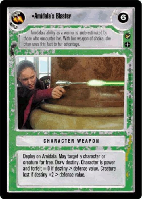 Star Wars CCG | Amidala's Blaster (Foil) - Reflections III | The Nerd Merchant