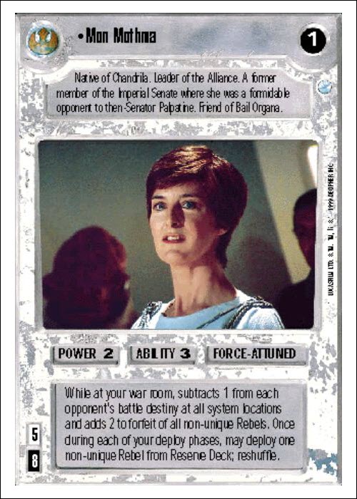 Star Wars CCG | Mon Mothma - Second Anthology | The Nerd Merchant