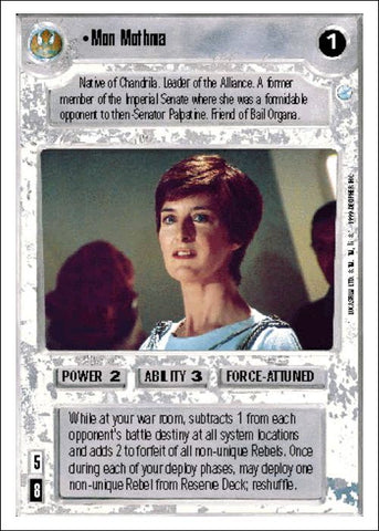 Star Wars CCG | Mon Mothma - Second Anthology | The Nerd Merchant