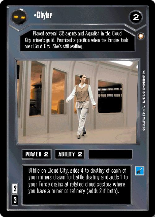 Star Wars CCG | Chyler - Special Edition | The Nerd Merchant