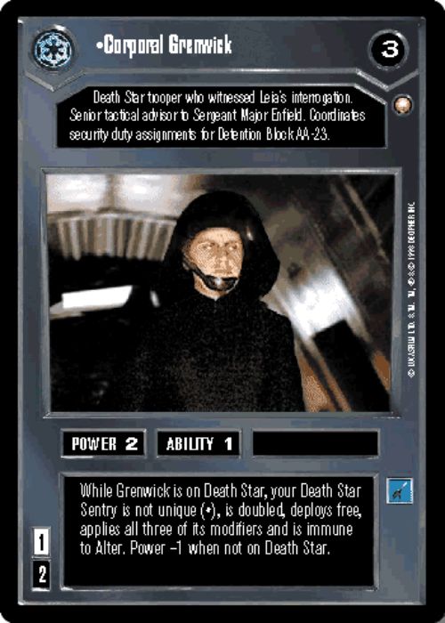 Star Wars CCG | Corporal Grenwick - Special Edition | The Nerd Merchant