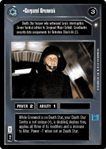 Star Wars CCG | Corporal Grenwick - Special Edition | The Nerd Merchant