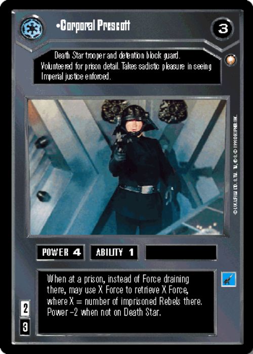 Star Wars CCG | Corporal Prescott - Special Edition | The Nerd Merchant