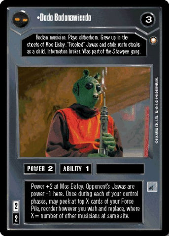 Star Wars CCG | Dodo Bodonawieedo - Special Edition | The Nerd Merchant