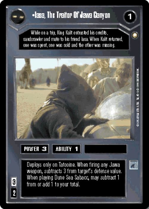 Star Wars CCG | Iasa, The Traitor Of Jawa Canyon - Special Edition | The Nerd Merchant