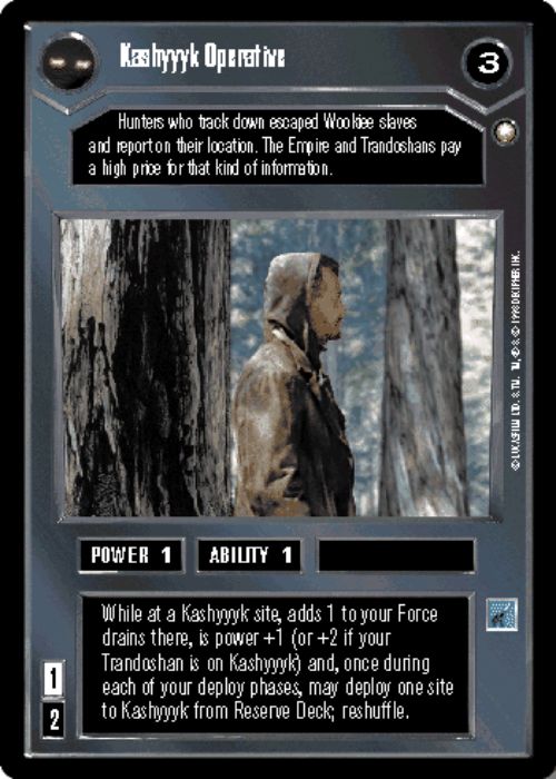 Star Wars CCG | Kashyyyk Operative [Dark] - Special Edition | The Nerd Merchant