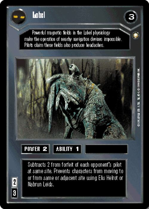 Star Wars CCG | Lobel - Special Edition | The Nerd Merchant