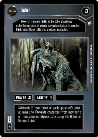 Star Wars CCG | Lobel - Special Edition | The Nerd Merchant