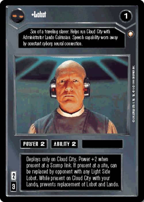 Star Wars CCG | Lobot - Special Edition | The Nerd Merchant