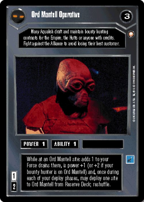 Star Wars CCG | Ord Mantell Operative - Special Edition | The Nerd Merchant