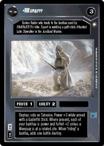 Star Wars CCG | RR'uruurrr - Special Edition | The Nerd Merchant