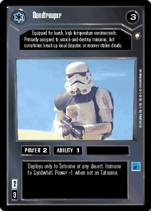 Star Wars CCG | Sandtrooper - Special Edition | The Nerd Merchant