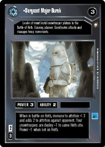 Star Wars CCG | Sergeant Major Bursk - Special Edition | The Nerd Merchant