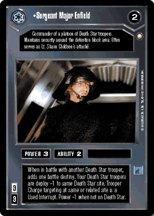 Star Wars CCG | Sergeant Major Enfield - Special Edition | The Nerd Merchant