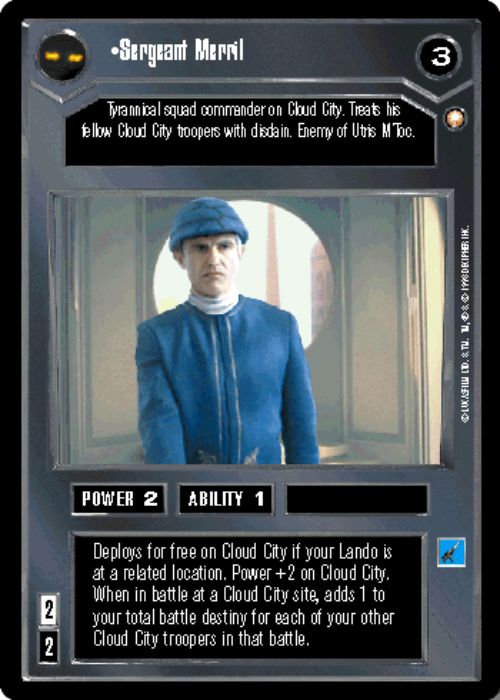 Star Wars CCG | Sergeant Merril - Special Edition | The Nerd Merchant