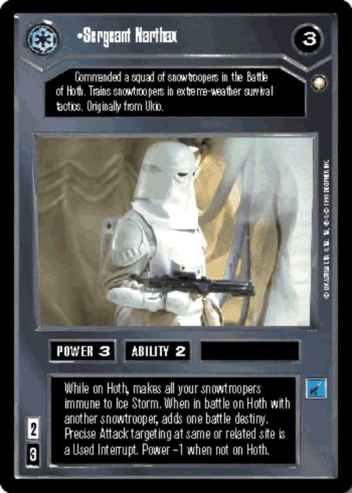 Star Wars CCG | Sergeant Narthax - Special Edition | The Nerd Merchant
