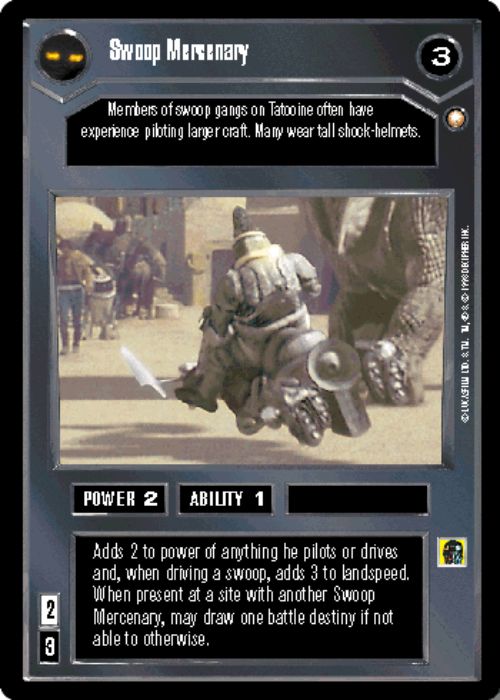 Star Wars CCG | Swoop Mercenary - Special Edition | The Nerd Merchant
