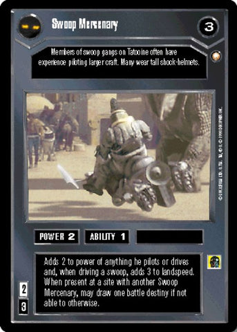 Star Wars CCG | Swoop Mercenary - Special Edition | The Nerd Merchant