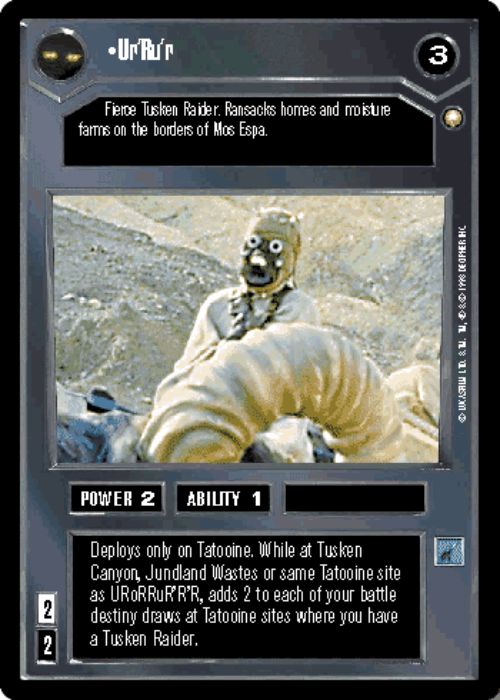Star Wars CCG | Ur'Ru'r - Special Edition | The Nerd Merchant