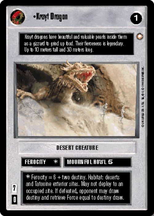 Star Wars CCG | Krayt Dragon - Special Edition | The Nerd Merchant