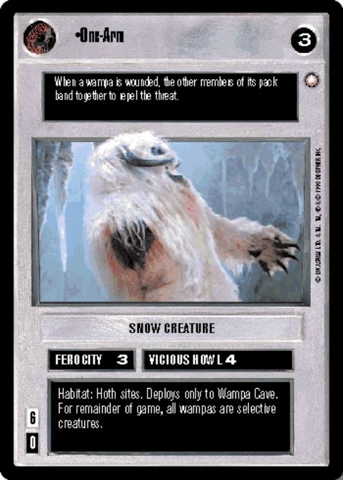 Star Wars CCG | One-Arm - Special Edition | The Nerd Merchant