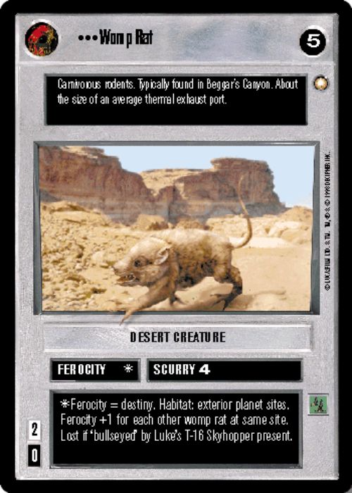 Star Wars CCG | Womp Rat - Special Edition | The Nerd Merchant