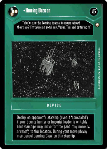 Star Wars CCG | Homing Beacon - Special Edition | The Nerd Merchant