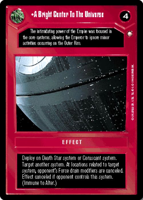 Star Wars CCG | A Bright Center To The Universe - Special Edition | The Nerd Merchant