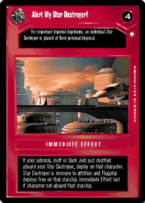 Star Wars CCG | Alert My Star Destroyer! - Special Edition | The Nerd Merchant
