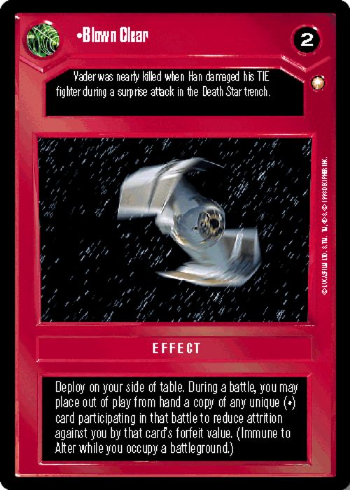 Star Wars CCG | Blown Clear - Special Edition | The Nerd Merchant
