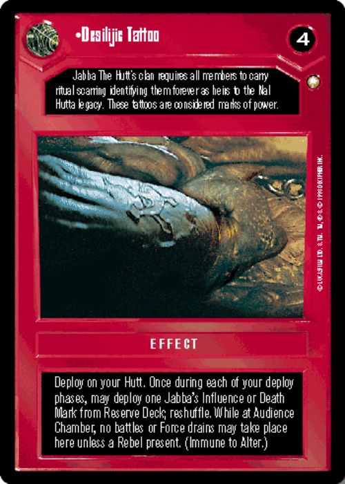 Star Wars CCG | Desilijic Tattoo - Special Edition | The Nerd Merchant