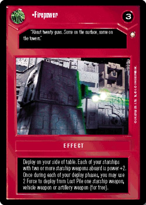 Star Wars CCG | Firepower - Special Edition | The Nerd Merchant